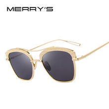 MERRY'S Women Brand Designer Retro Pierced Female Sun Glasses oculos de sol feminino S'8081