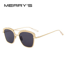 MERRY'S Women Brand Designer Retro Pierced Female Sun Glasses oculos de sol feminino S'8081