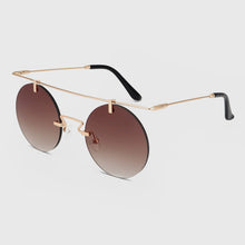 ROYAL GIRL 2017 Summer Round Sunglasses Women Rimless Shades Fashion Flat Top Female Vintage Glasses ss242