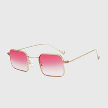 ROYAL GIRL 2017 Rectangle Sunglasses Women Brand Designer Female Ultra-light Eyewear Gradient Lens Personality Mirror Feet SS233